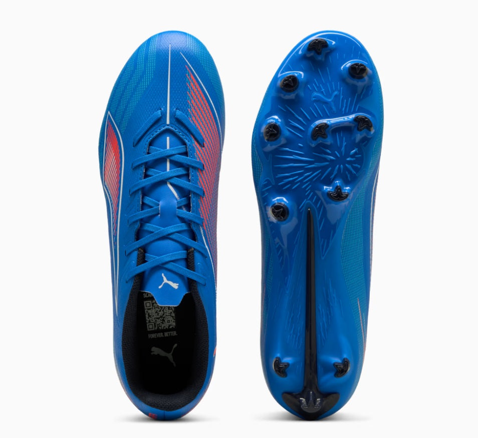 .PUMA ULTRA 6 PLAY FG/AG Unisex Boots - BLUE/WHITE - (108532-01) - BR6 - R2L17