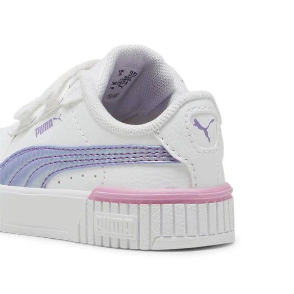 .PUMA Carina 2.0 Bouncy Sky V Infant Shoes - WHITE/LAVENDER - (39797401) - BNC - R1L10