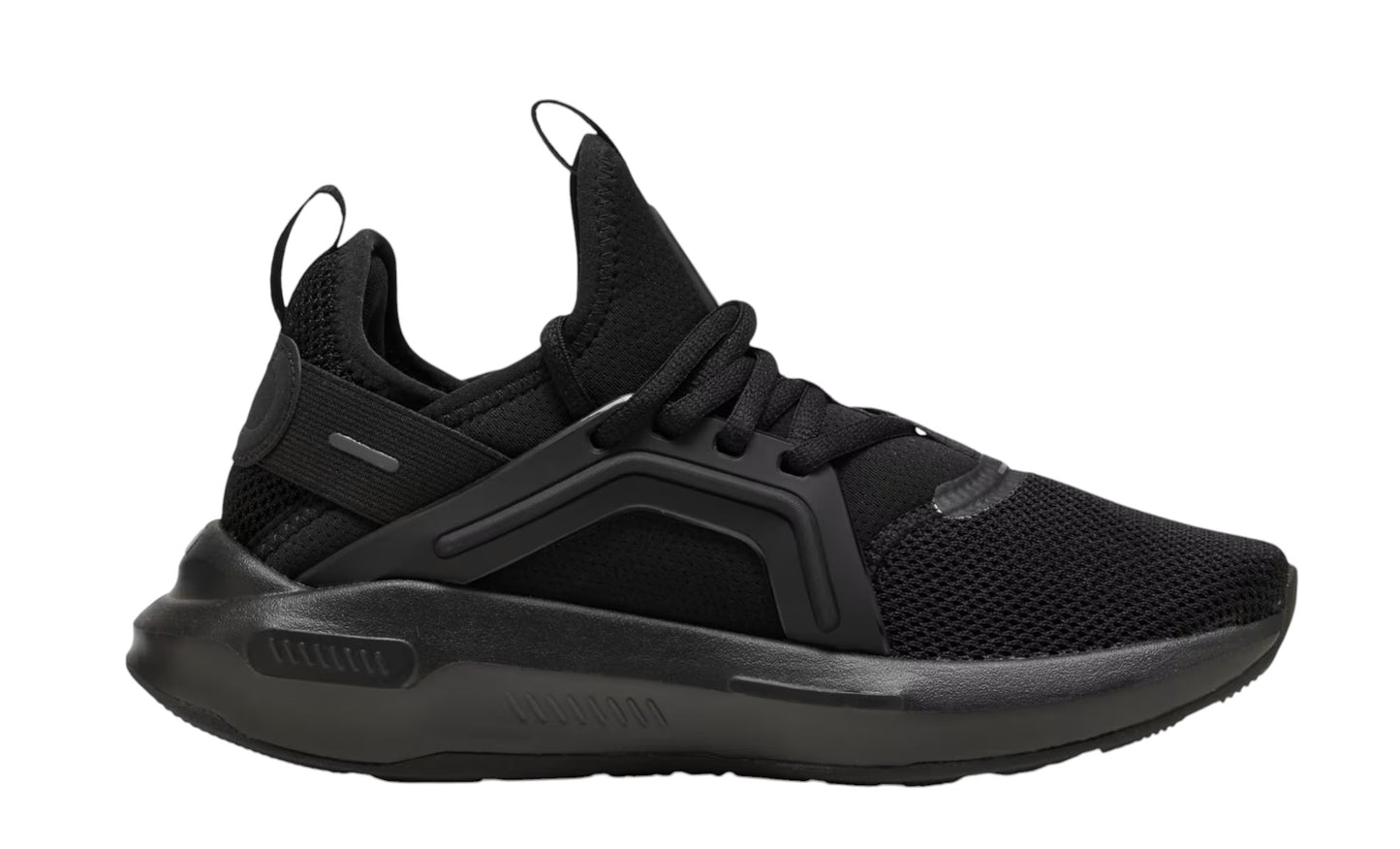 .Puma Enzo 5 Jr Youth Softride - Black - (401510 01) - F2 - R1L10