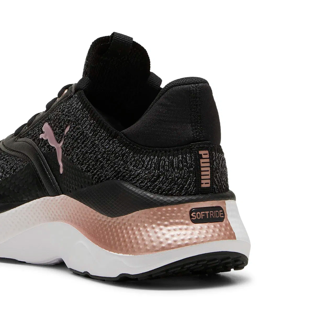 .PUMA Softride Mayve Women's Running Shoes - BLACK/ROSE GOLD -(310160 08) - SMW - R1L3