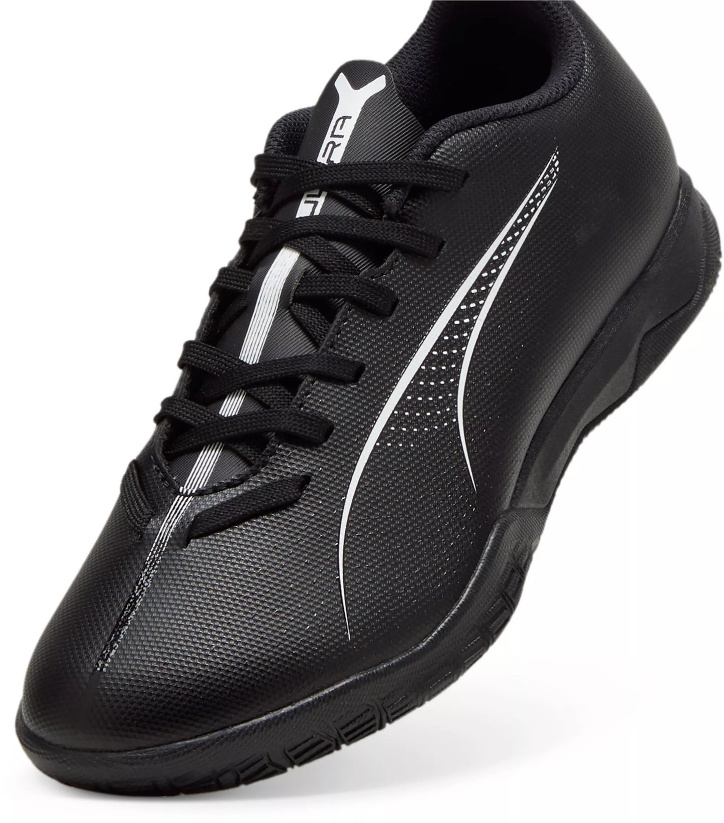 .PUMA ULTRA 5 PLAY Junior YOUTH Unisex Football Boots - BLACK/WHITE - (107913 02) - JR5 - R2L13