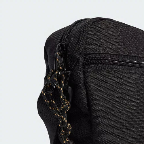 .ADIDAS SPORTSWEAR ORGANIZER NATIONS PACK SHOULDER BAG - BLACK/GOLD - (JE6706) - F