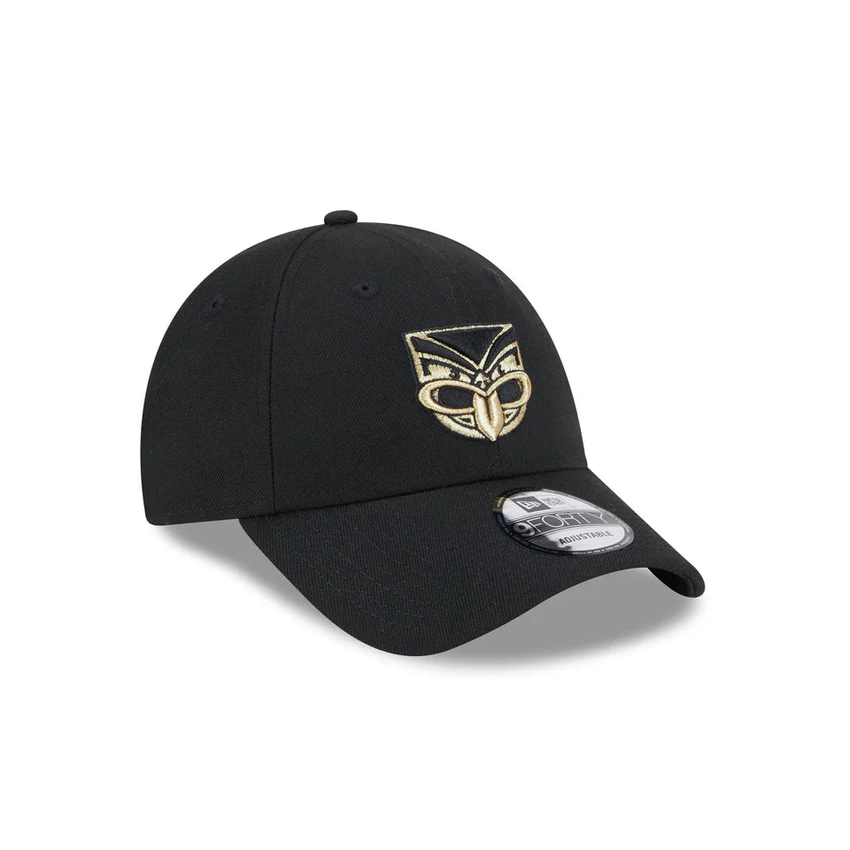 .New Era 940 NEW ZEALAND WARRIORS NRL SUPPORTER SNAPBACK - BLACK/GOLD - (60671510) - F