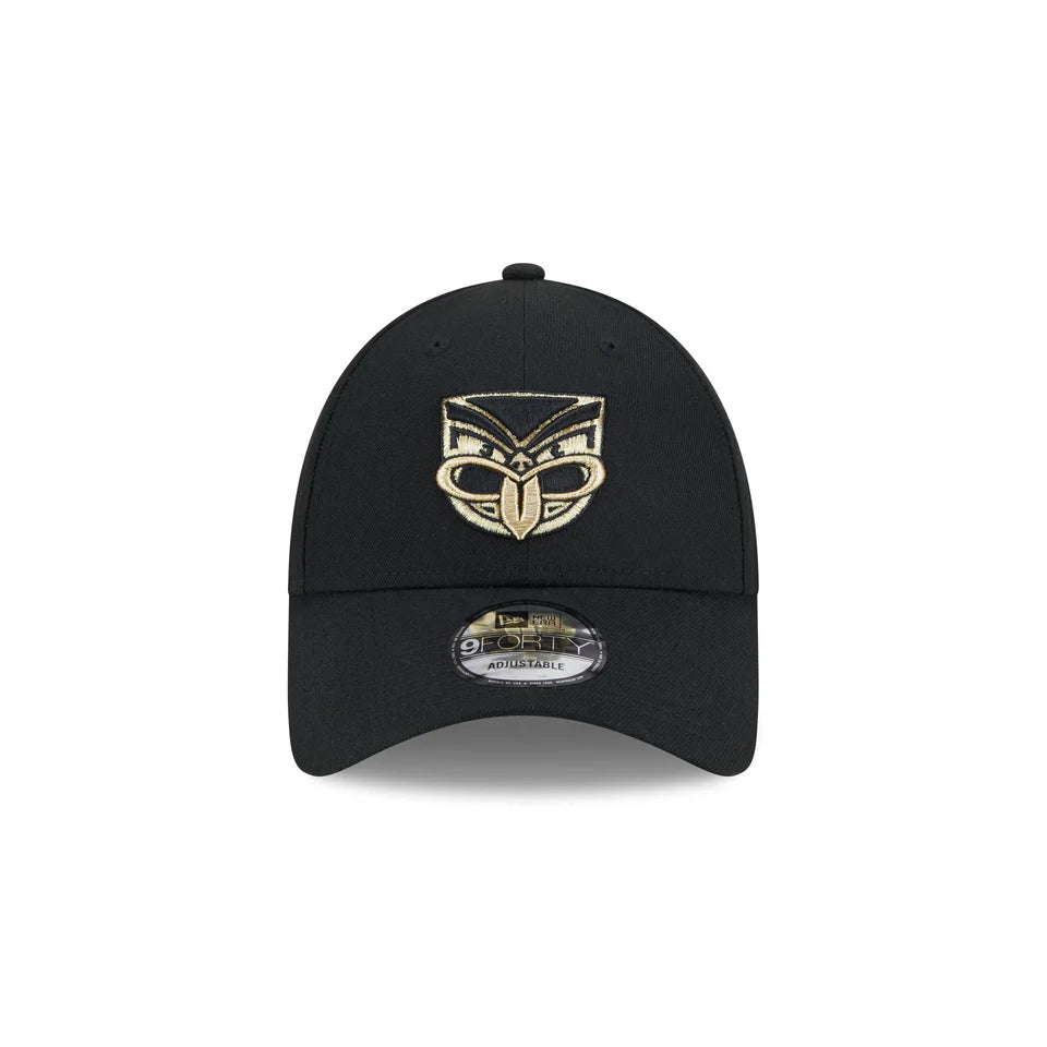 .New Era 940 NEW ZEALAND WARRIORS NRL SUPPORTER SNAPBACK - BLACK/GOLD - (60671510) - F