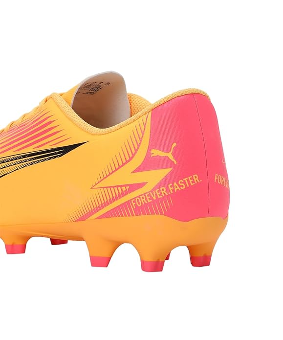 .PUMA ULTRA PLAY FG/AG Junior YOUTH Boots - Sun Stream/Black/Sunset Glow - (107775 03) - SUN - R2L17