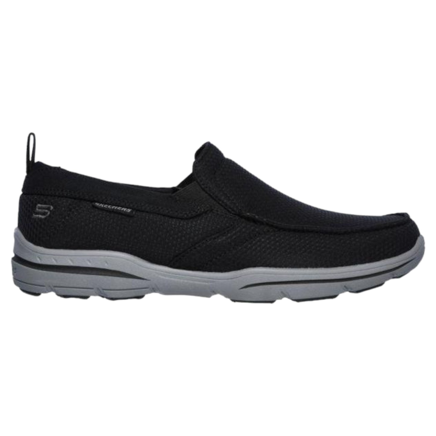 Skechers Mens Relaxed Fit Harper Walton - (65382/BLK) - CM - R2L16