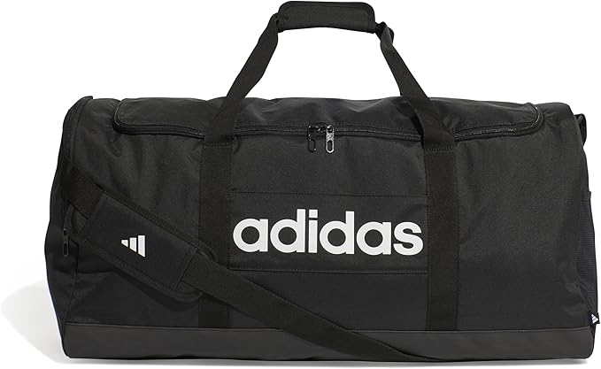 .Adidas Liner Duffel Bag LARGE - Black/Black/White - (JE8344) - C26