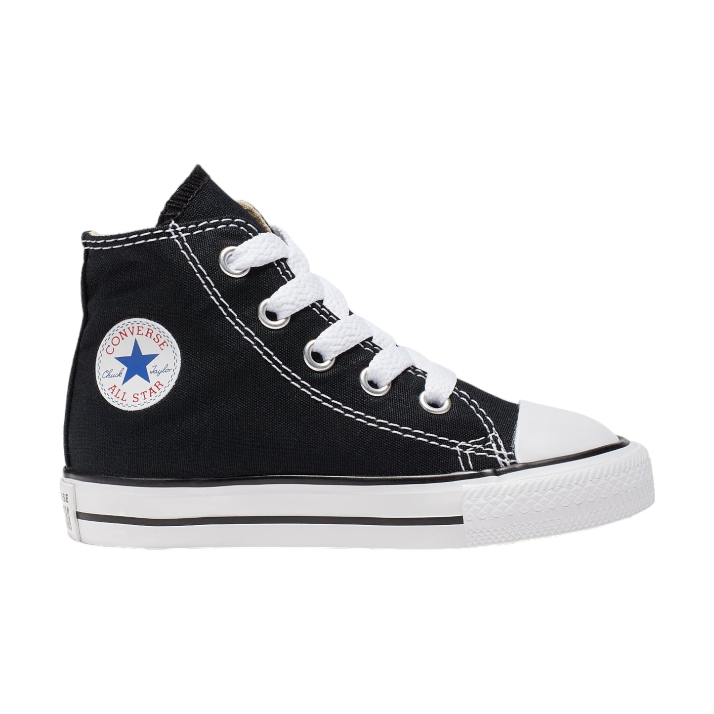 .Converse Toddler CT All Star Black Hi Top - (7J231) - BLK WHT HI - R1L1