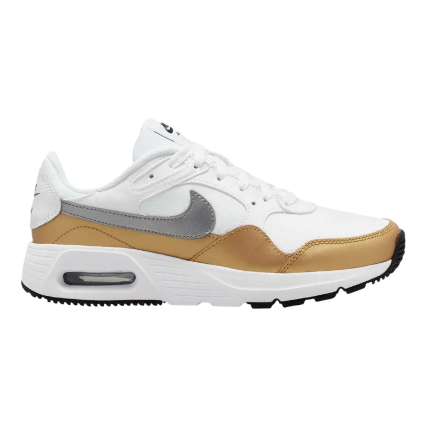 .Nike Womens Air Max SC White/Gold/Silver - (CW4554 107) - WCX - R1L2
