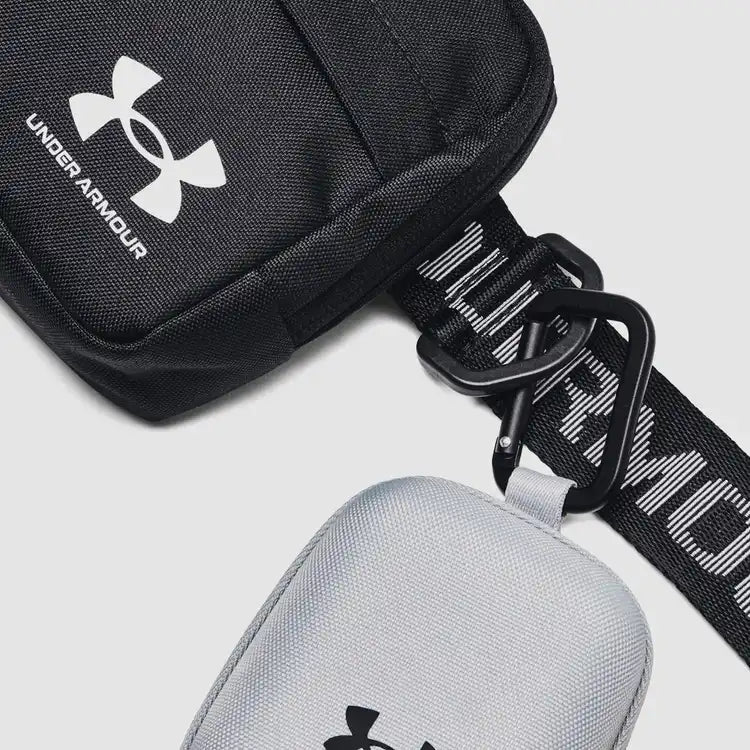 .Under Armour Loudon Xbody Waist Bag - Black/White - (1378418-001) - F
