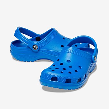 .Crocs Unisex Original Classic Clogs Blue Bolt Adults (Beach)- (10001 4KZ) - F
