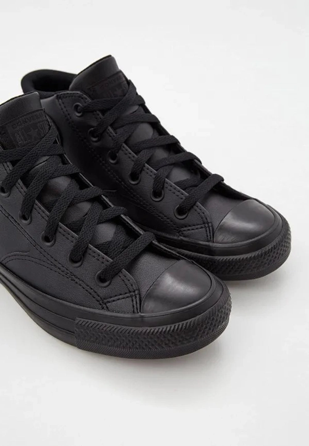 .Converse Chuck Taylor Unisex All Star Malden Street Mid Black Mono - (A01715) - MAG - R1L7