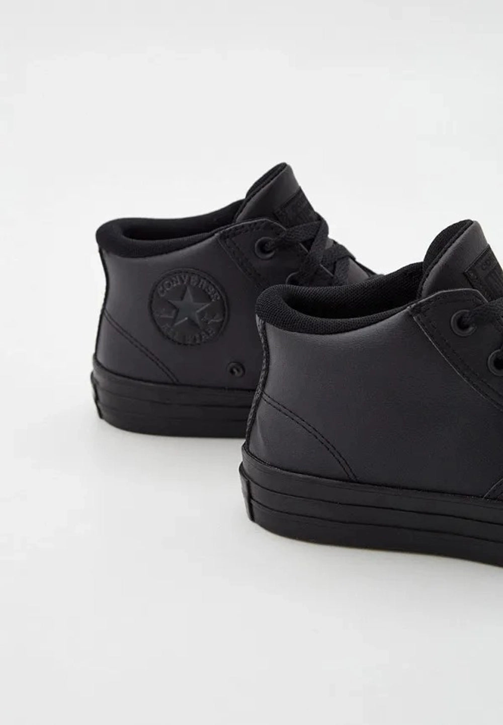 .Converse Chuck Taylor Unisex All Star Malden Street Mid Black Mono - (A01715) - MAG - R1L7