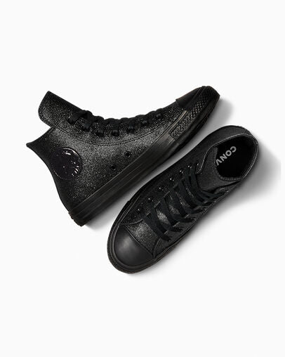 - Converse Chuck Taylor Womens Sparkle Party HI BLK - (A05432) - BPT - R1L8
