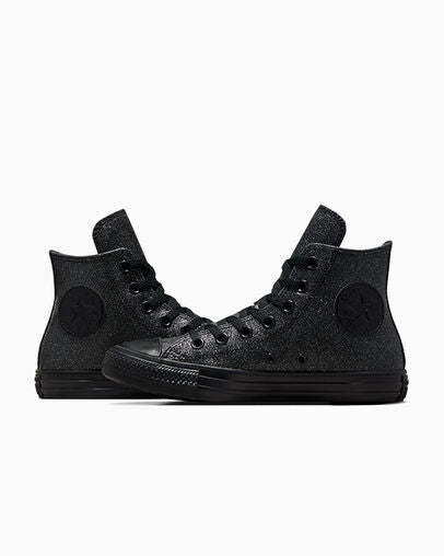 - Converse Chuck Taylor Womens Sparkle Party HI BLK - (A05432) - BPT - R1L8