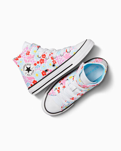 .Converse Chuck Taylor Kids 1V NATURE IN BLOOM HI - WHITE/BLUE SLUSHY/WHITE - (A06339) - SUN - R1L2