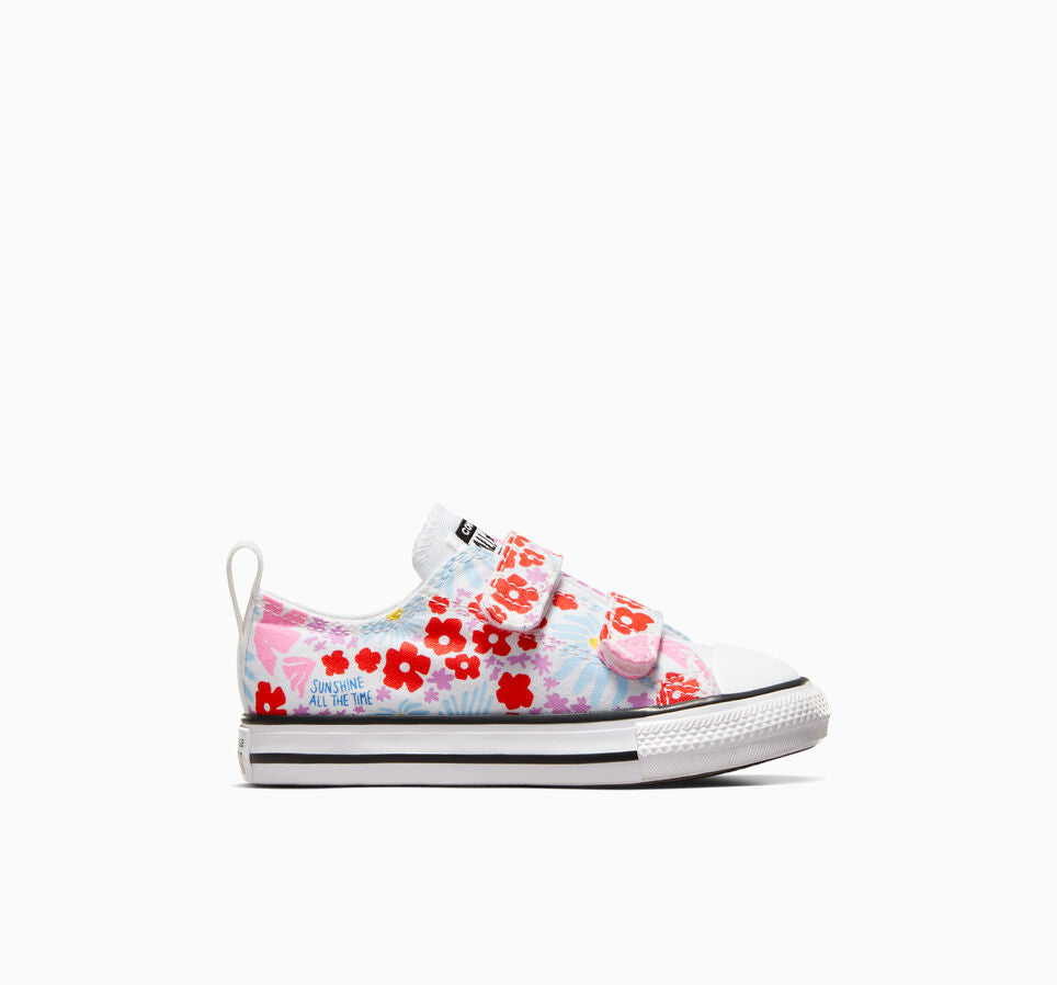 .Converse INF CT 2V NATURE IN BLOOM WHITE Toddler - WHITE/ BLUE SLUSHY /WHITE - (06340) - SKY - R1L1