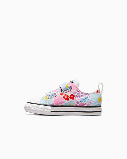 .Converse INF CT 2V NATURE IN BLOOM WHITE Toddler  - WHITE/ BLUE SLUSHY /WHITE - (06340) - SKY - R1L1