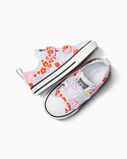 .Converse INF CT 2V NATURE IN BLOOM WHITE Toddler - WHITE/ BLUE SLUSHY /WHITE - (06340) - SKY - R1L1