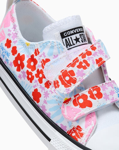 .Converse INF CT 2V NATURE IN BLOOM WHITE Toddler - WHITE/ BLUE SLUSHY /WHITE - (06340) - SKY - R1L1