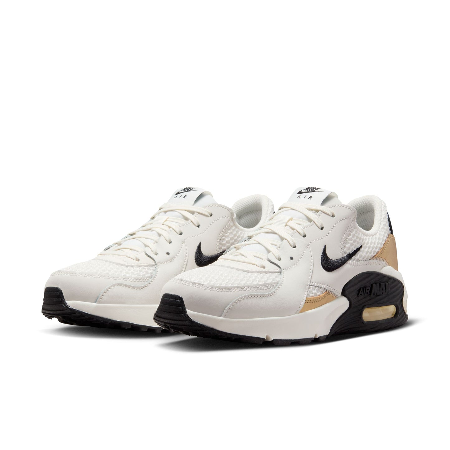 .Nike Womens Air Max Excee - PHANTOM BLACK/METALLIC GOLD - (DZ2619 001) - WX - L/P