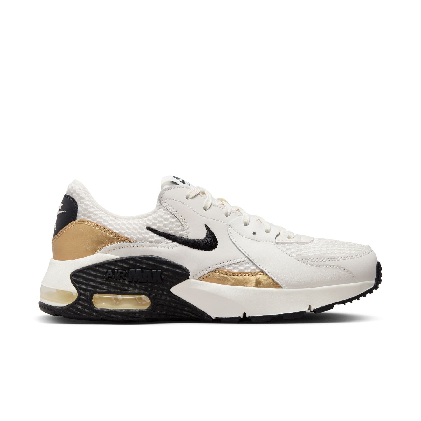 .Nike Womens Air Max Excee - PHANTOM BLACK/METALLIC GOLD - (DZ2619 001) - WX - L/P
