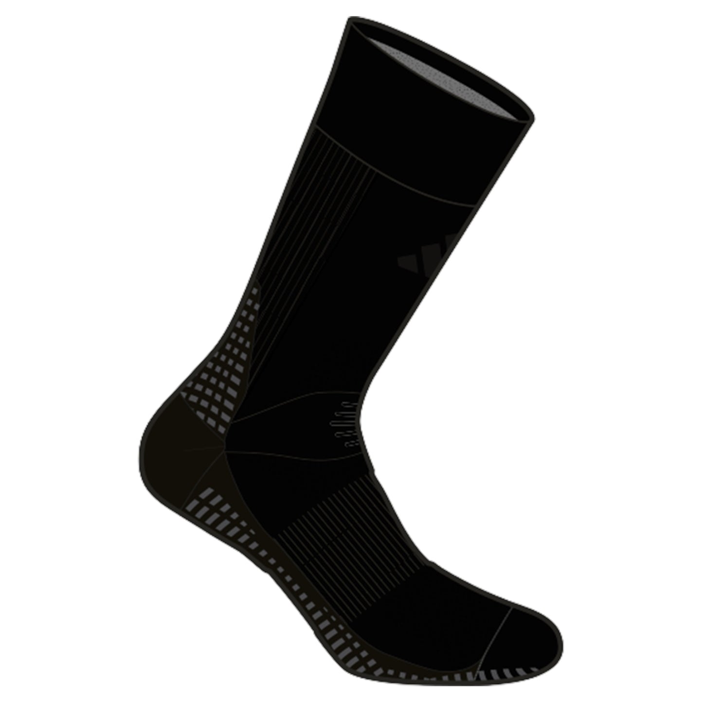 .ADIDAS Football Unisex Cushioned Crew "GRIP Socks" (KE7290) - F