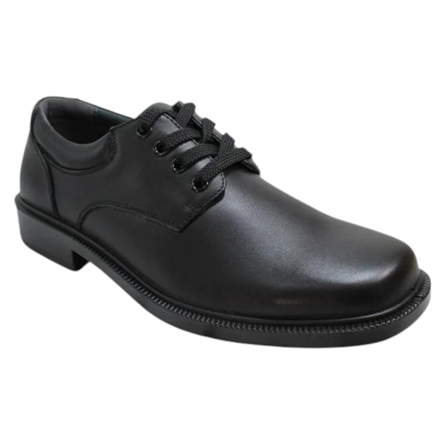 Kawa Brand School Shoes Real Leather Black - BL2 - F