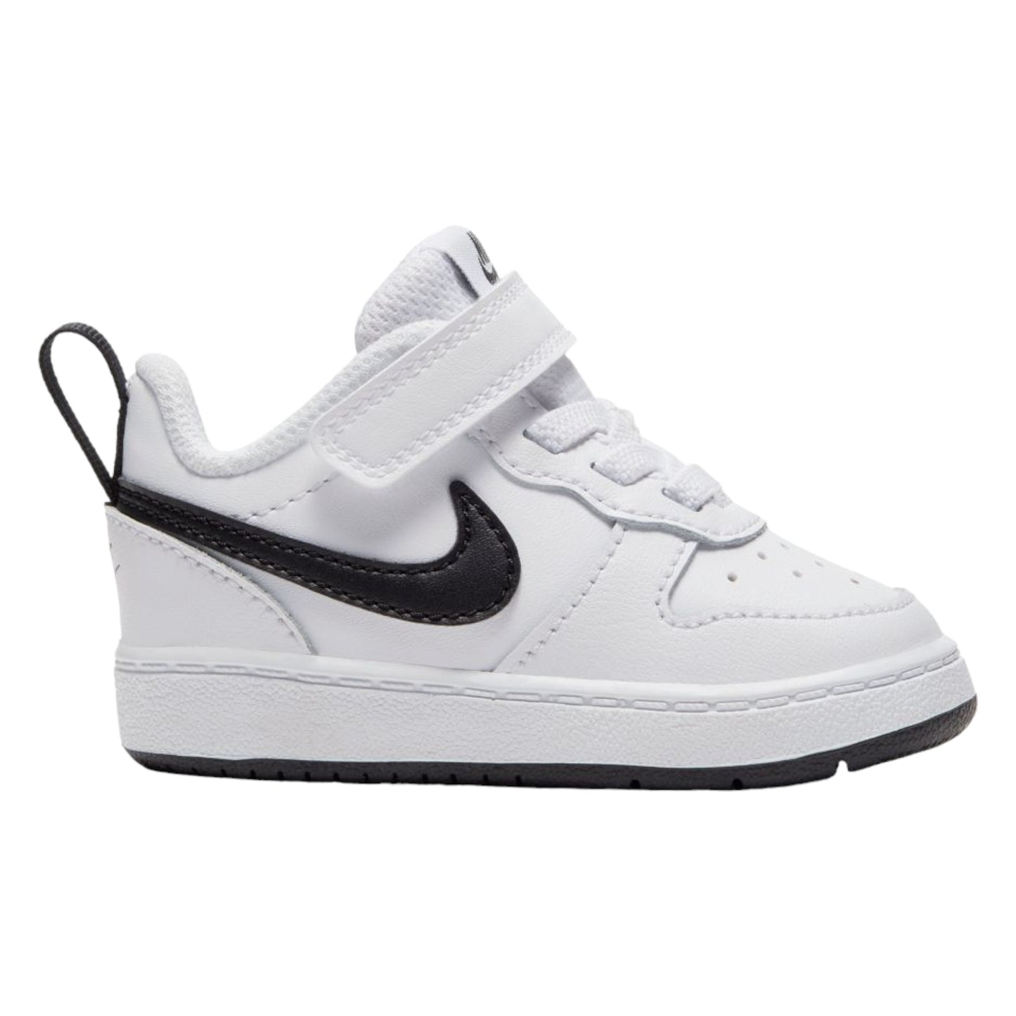 .Nike Toddler Court Borough Low 2 White/Black - (BQ5453 104) - CB - R1L9