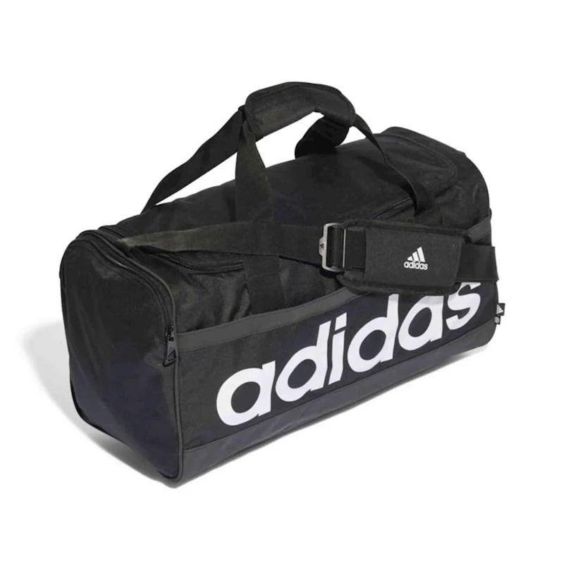 .Adidas Liner Duffel Bag SMALL - BLACK/WHITE - (HT4742) - C17