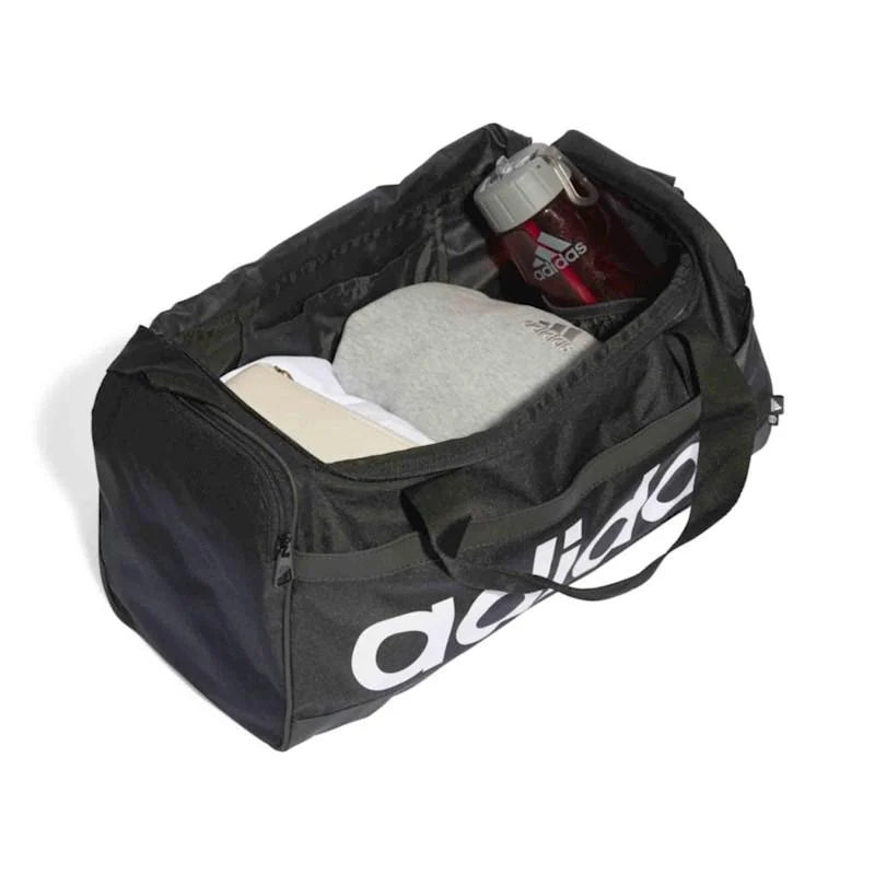 .Adidas Liner Duffel Bag SMALL - BLACK/WHITE - (HT4742) - C17