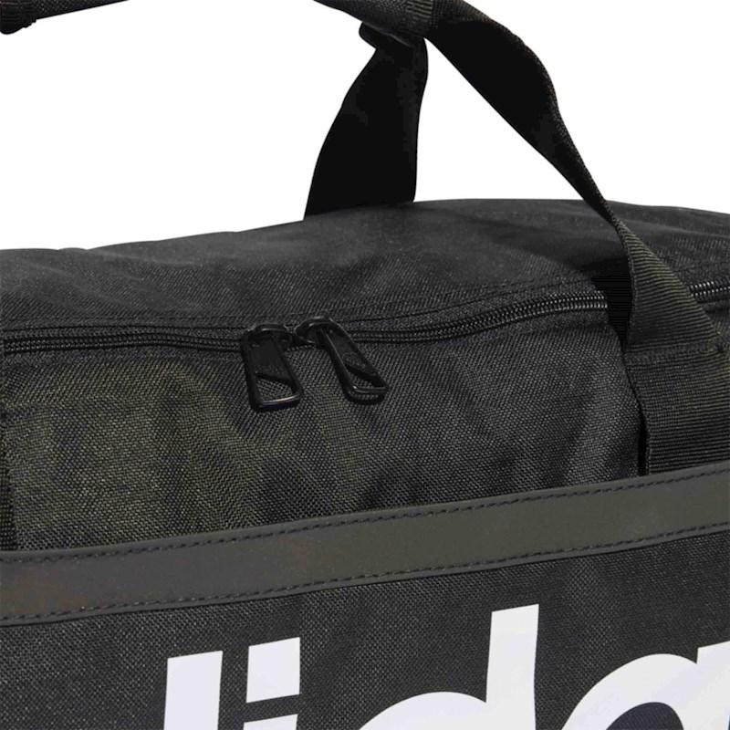 .Adidas Liner Duffel Bag SMALL - BLACK/WHITE - (HT4742) - C17