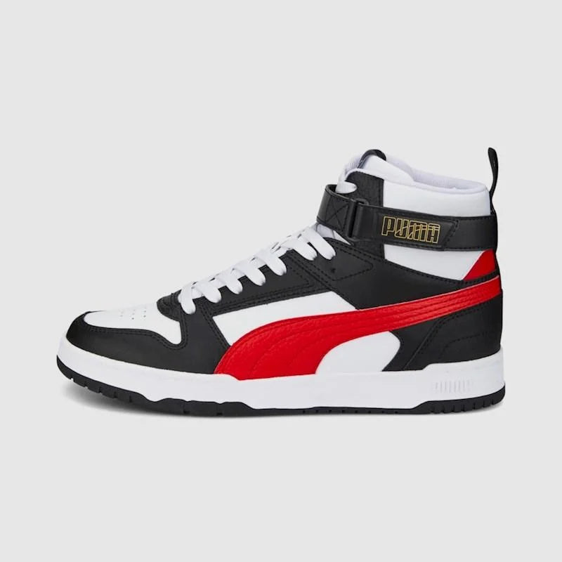 - PUMA MENS RBD Game WHITE-HIGH/RISK RED/PUMA BLACK - (385839 05) - PM7 - R1L3