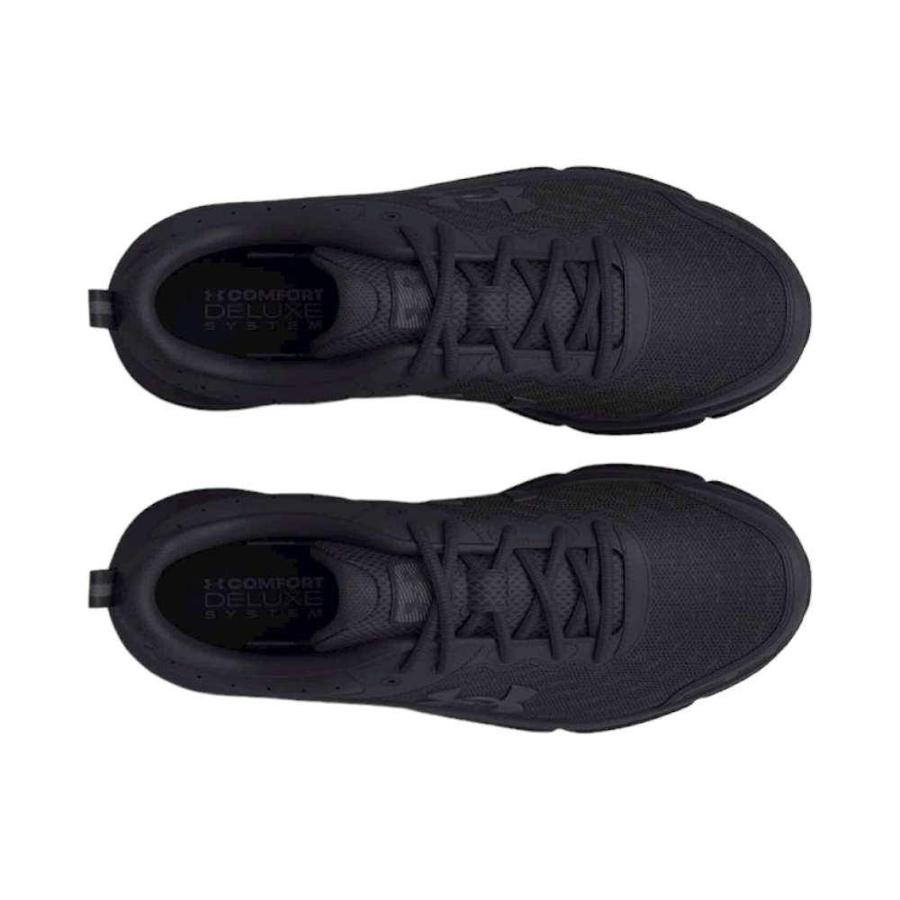 .Under Armour Mens Charged Assert 10 Black/Black - (3026175 004) - M10 - R2L11
