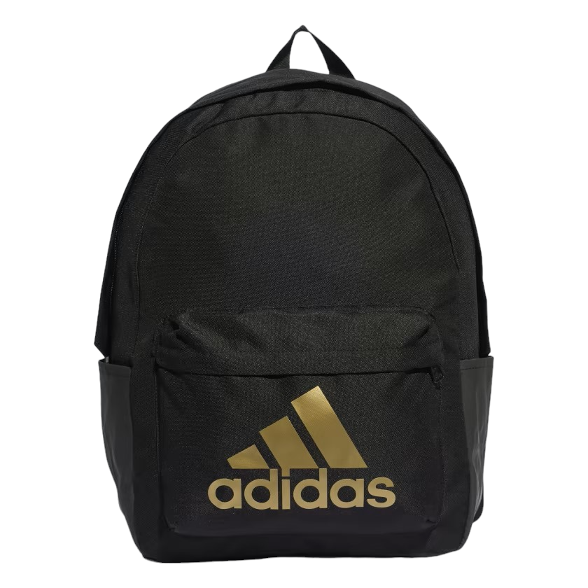 .ADIDAS CLASSIC BADGE OF SPORT BACKPACK - BLACK / GOLD - (IL5812) - F