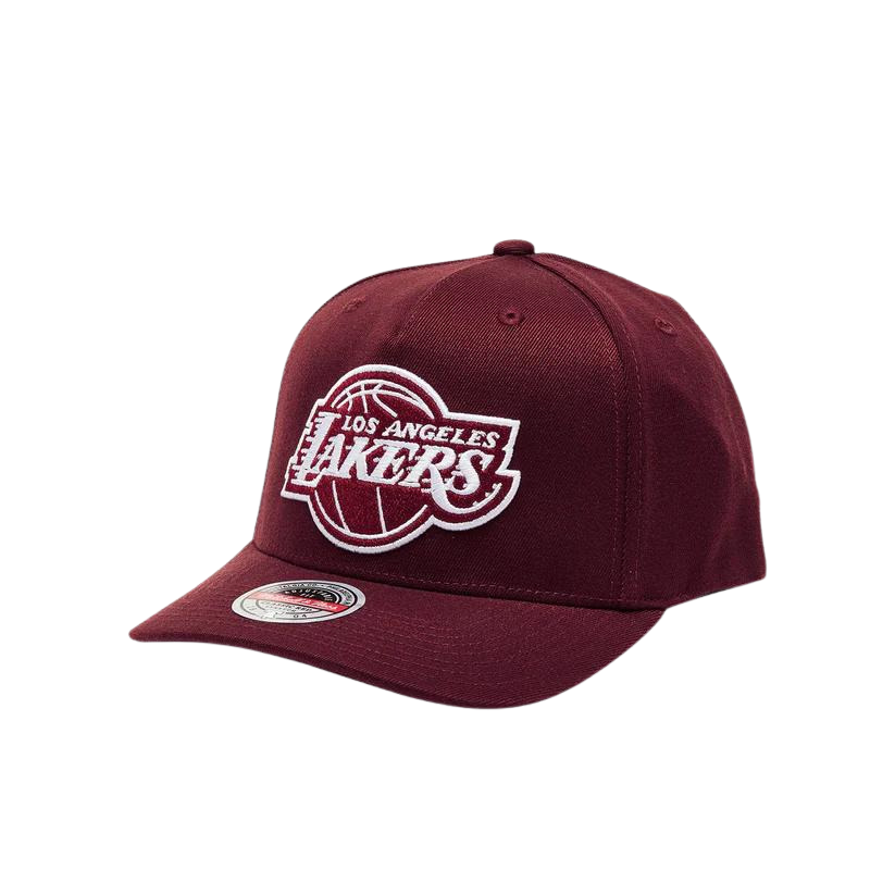 .MITCHELL & NESS CLASSIC LAKERS SNAPBACK - MAROON/WHITE - (LALMARO) - MNLK15
