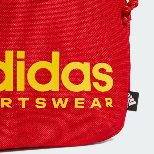 .ADIDAS SPORTSWEAR ORGANIZER NATIONS PACK SHOULDER BAG - RED/YELLOW - (JE6708) - F