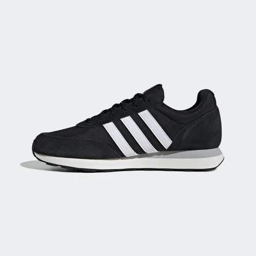 .Adidas Mens Run 60s 3.0 Running Shoes - Black/White - (IE3826) - RNS - R1L4