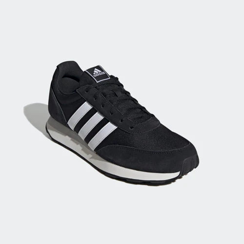 .Adidas Mens Run 60s 3.0 Running Shoes - Black/White - (IE3826) - RNS - R1L4