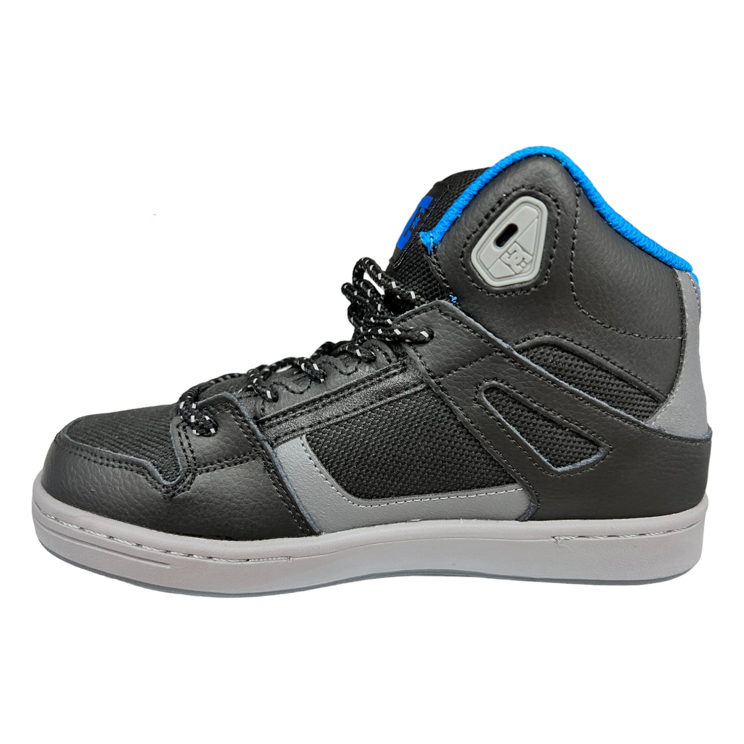 .DC YOUTH REBOUND SE SHOES - BLACK/GREY/BLUE - (ADBS100204) - GB - R1L8