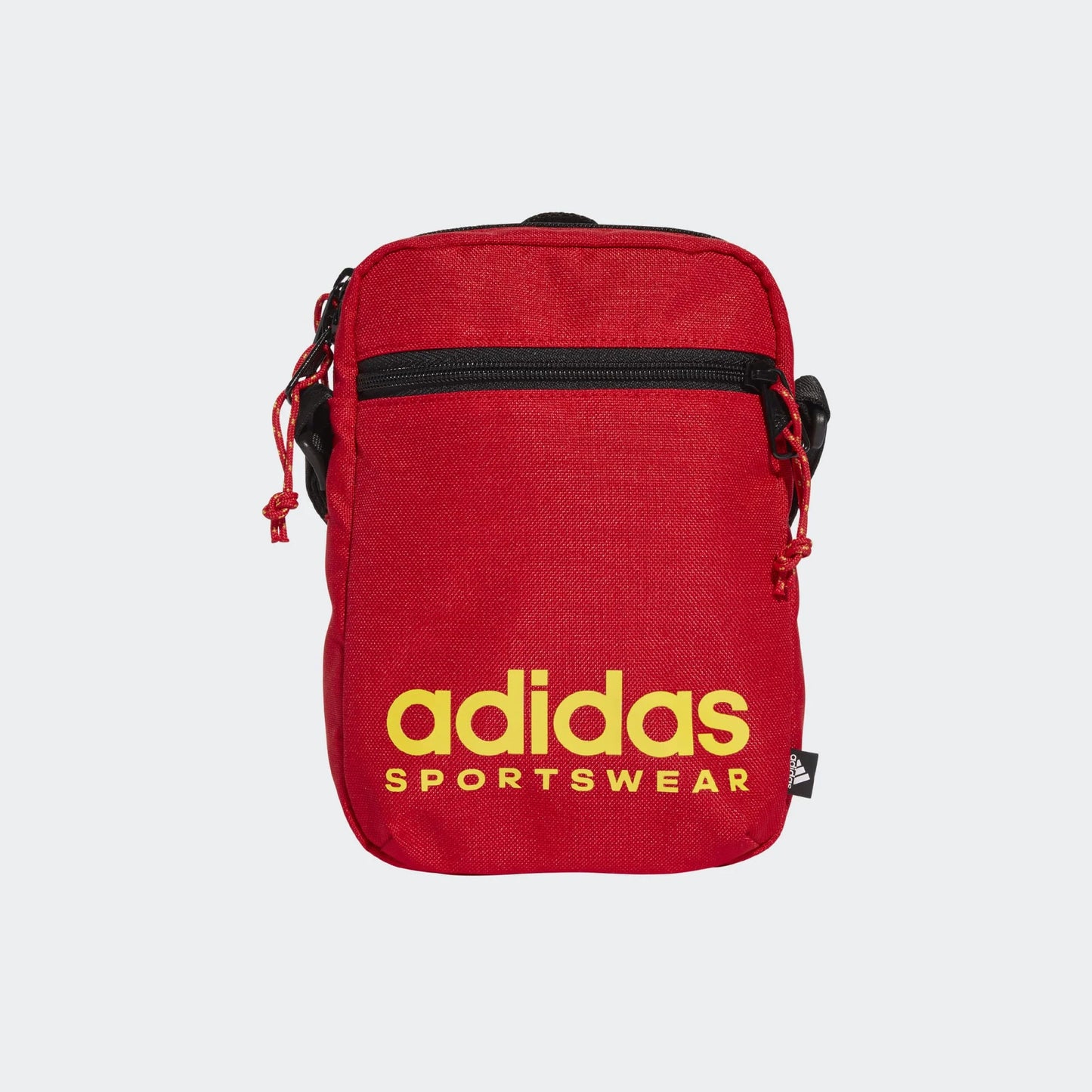 .ADIDAS SPORTSWEAR ORGANIZER NATIONS PACK SHOULDER BAG - RED/YELLOW - (JE6708) - F