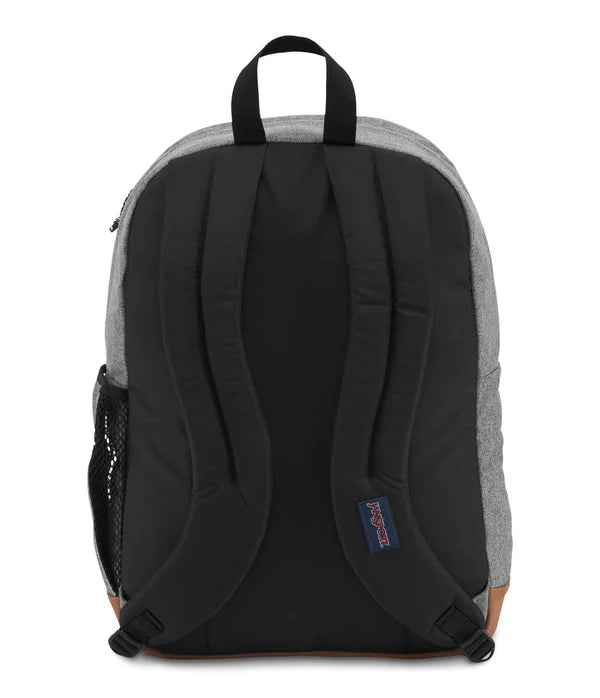 .Jansport Cool Student Grey Letterman Poly 34L Backpack - (JS0A2SDD3CL) - F - L/P