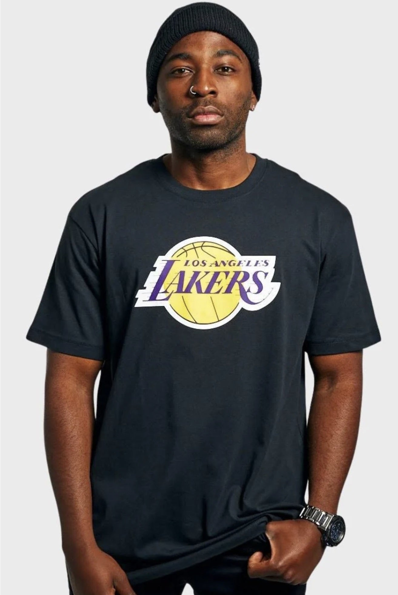 Mitchell & Ness Mens T-Shirt Lakers - (7K2M1SBEH-LAK) - R2 - TS15