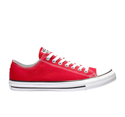 .Converse Chuck Taylor Unisex Canvas Red Lo - (19696C/M9696) - RED LO - R1L7