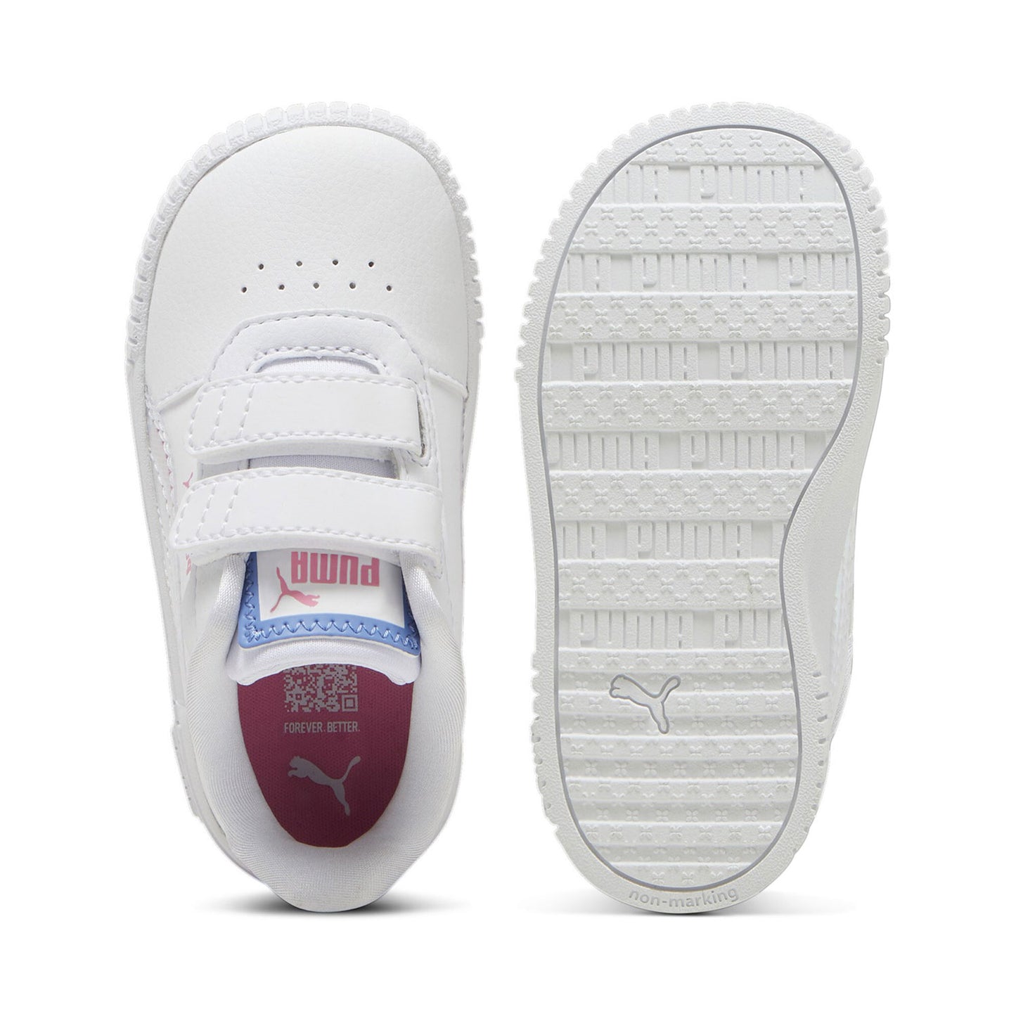 - PUMA Carina 2.0 Deep Diva V Infant Shoes WHITE / PINK - (39654801) - DDV - R1L10