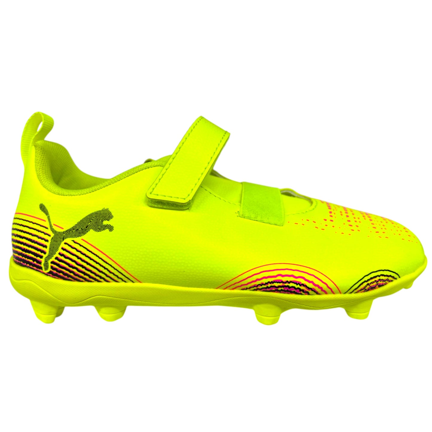 .PUMA FUTURE 8 PLAY FG/AG RB KIDS FOOTBALL BOOTS - Yellow Alert-Puma - (108286-03) - AYE - R2L13