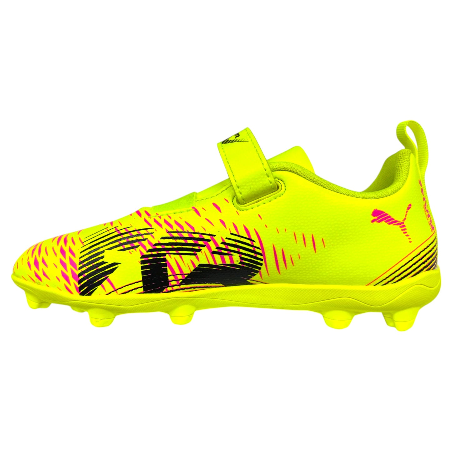 .PUMA FUTURE 8 PLAY FG/AG RB KIDS FOOTBALL BOOTS - Yellow Alert-Puma - (108286-03) - AYE - R2L13