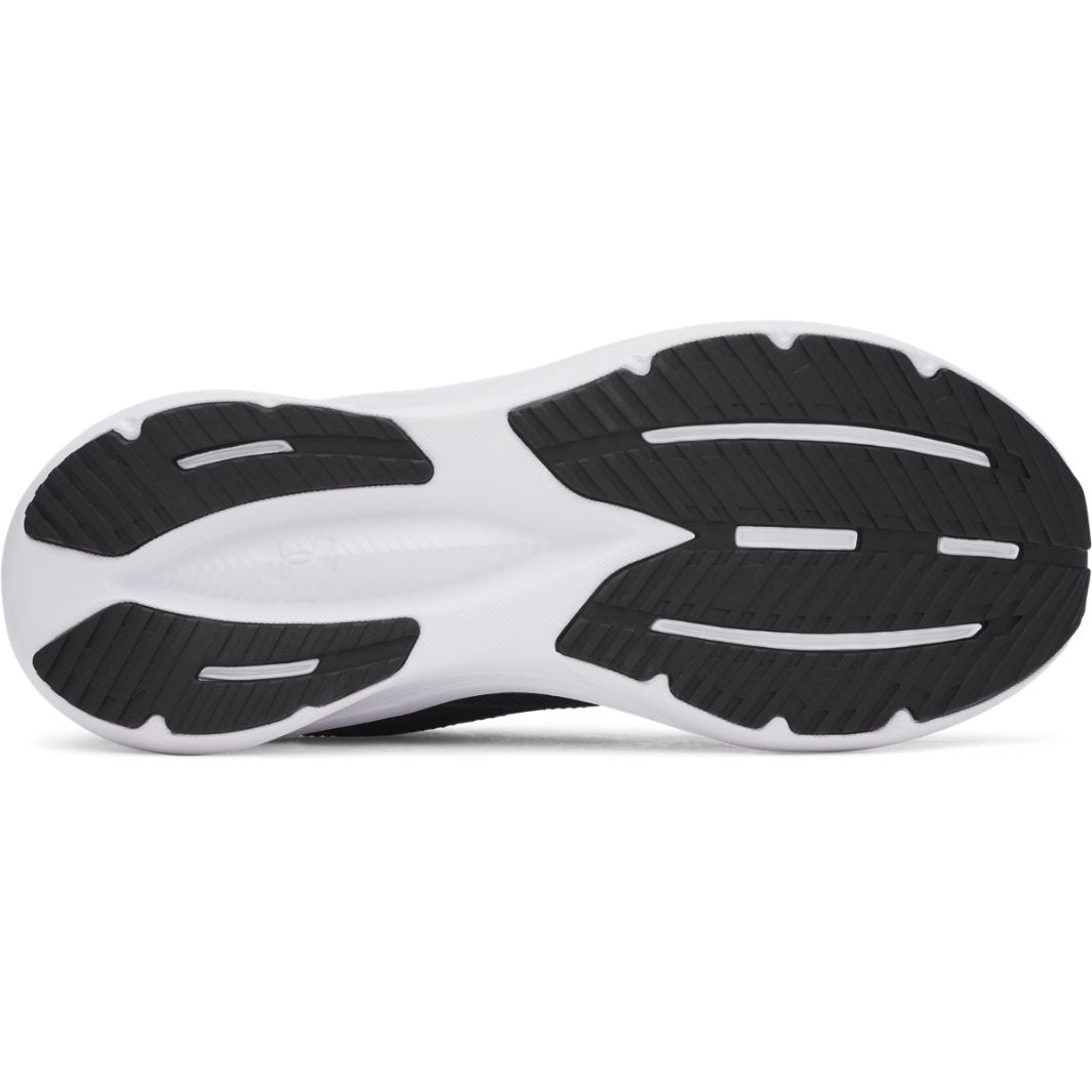 .Under Armour Charged+ Assert 11 Black/White Men's Running Shoes- (6006723-001) - BW - R2L16