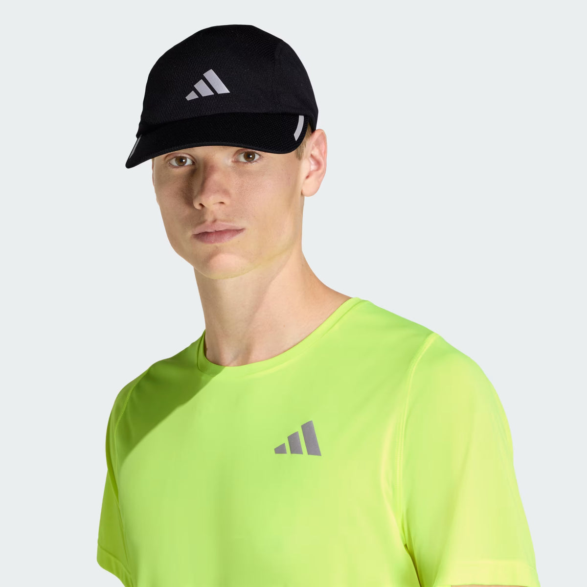 .ADIDAS RUNNING MESH 4 PANEL CAP CLIMACOOL - Black/Reflective Silver - (JZ0504) - F