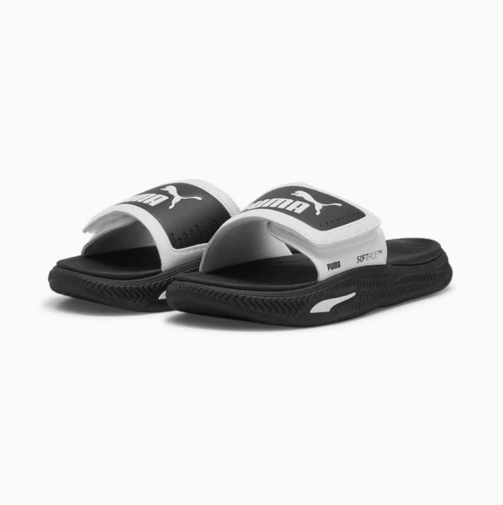 .Puma Softride Slide 24 Velcro - BLACK/WHITE - (395431-02) - S73 - R2L14